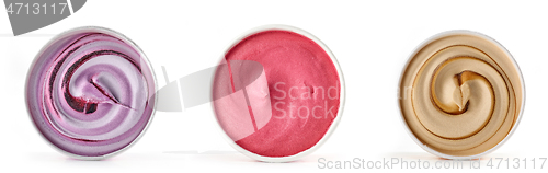 Image of ice cream on white background