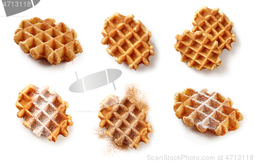 Image of freshly baked belgian waffle