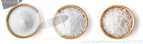 Image of wooden bowl of salt