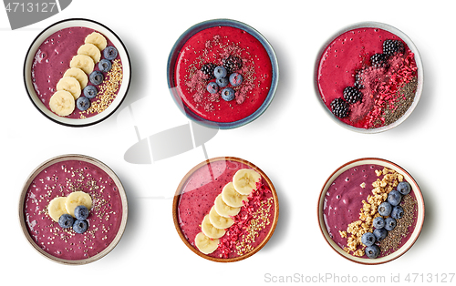 Image of breakfast smoothie bowls