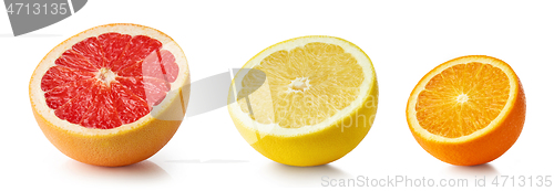 Image of half of citrus fruits