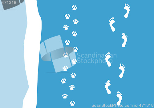 Image of walking the dog pattern