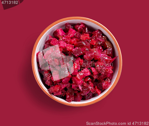 Image of bowl of beet root salad