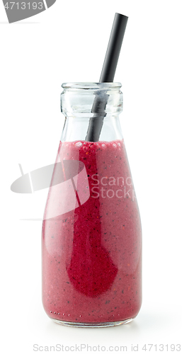 Image of bottle of fresh smoothie