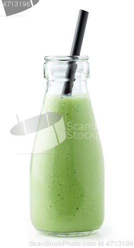 Image of bottle of green smoothie