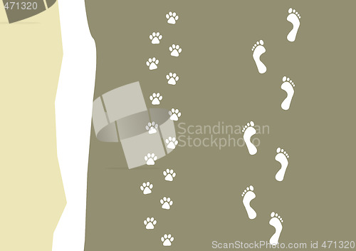 Image of walking the dog pattern