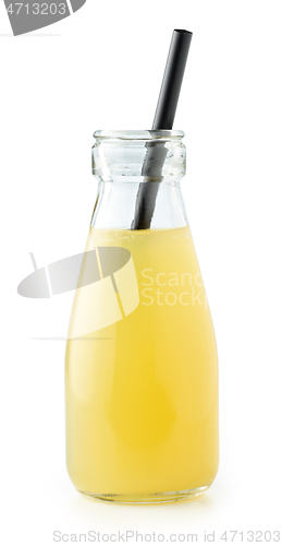 Image of bottle of freshly squeezed pineapple juice