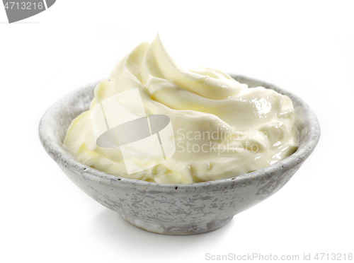 Image of bowl of whipped mascarpone cream cheese