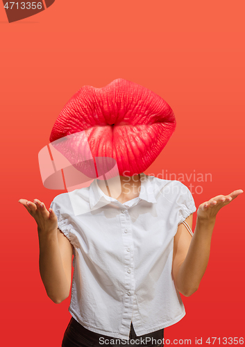 Image of Modern design. Contemporary art collage.