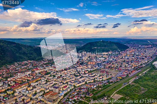 Image of Green city from above