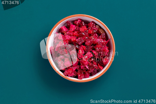 Image of bowl of beet root vegetable salad