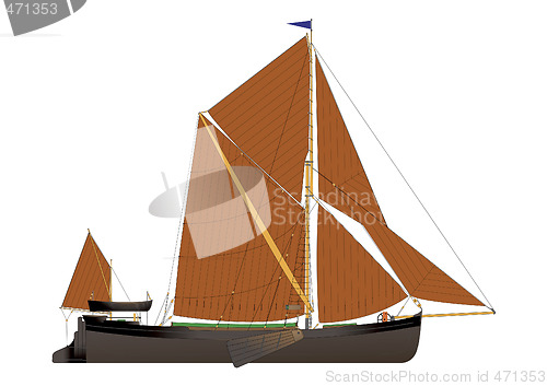 Image of thames sailing barge