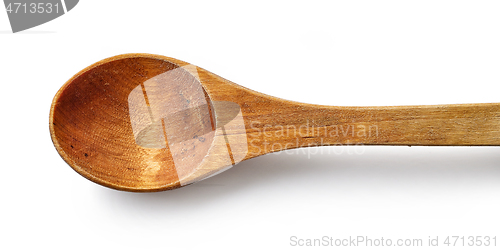 Image of empty wooden spoon