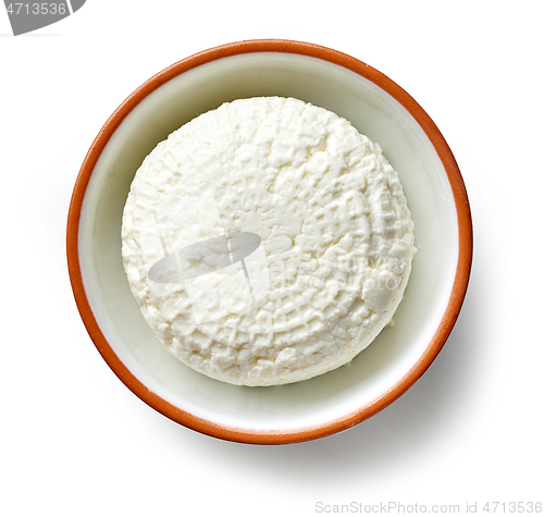 Image of bowl of fresh cottage cheese