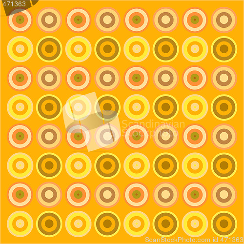 Image of retro wallpaper pattern