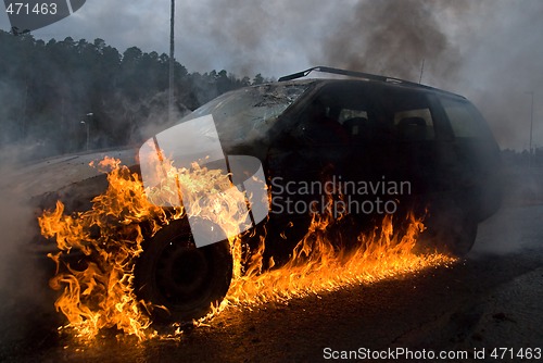 Image of Car on fire