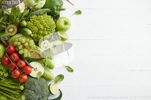 Image of Healthy food dish on white background