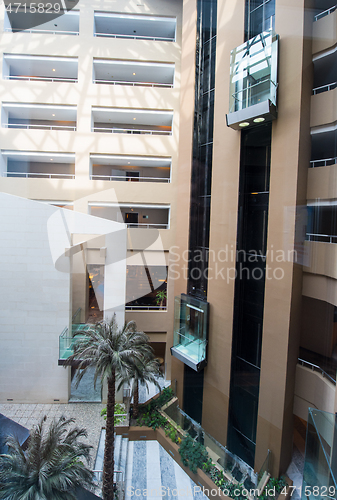 Image of interior of a modern hotel resort