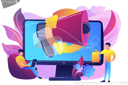 Image of Digital marketing concept vector illustration.