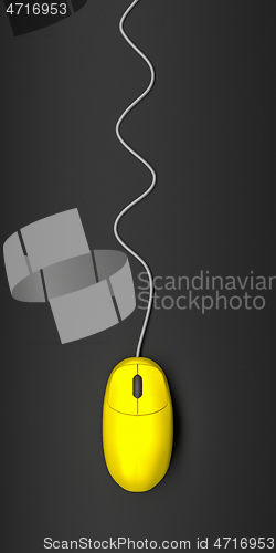 Image of yellow computer mouse