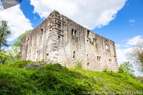 Image of castle ruin at Albeck south Germany