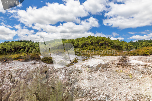 Image of geothermal activity at Rotorua in New Zealand