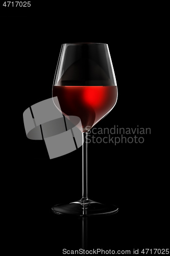 Image of glass of red wine