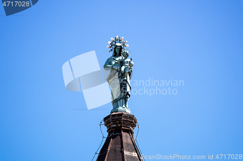 Image of details of the Basilica della Santa Casa in Italy Marche