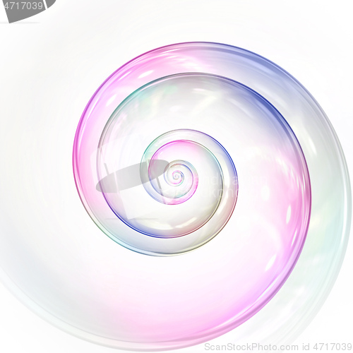 Image of soap bubble colors spiral background illustration