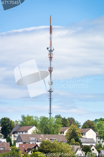 Image of the transmission tower of Siegen Germany