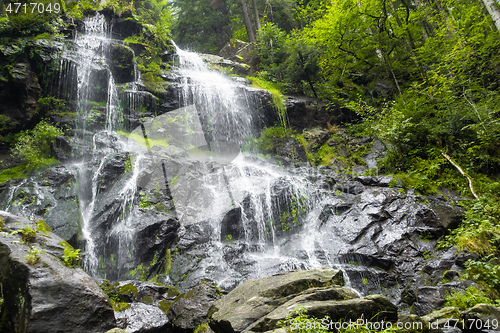 Image of Zweribach waterfalls south Germany