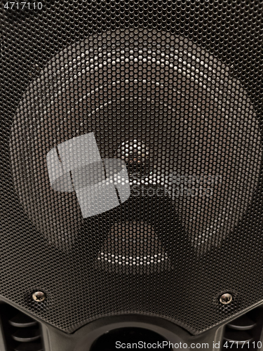 Image of Musical speaker with protective grill