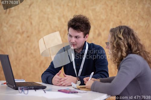 Image of Startup Business Team On Meeting at office