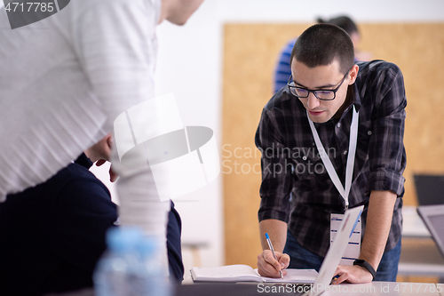 Image of Startup Business Team On Meeting at office