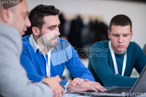 Image of Startup Business Team On Meeting at office