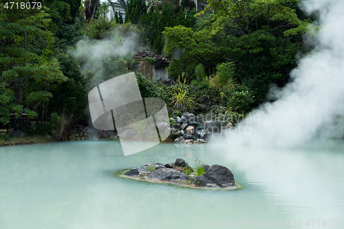 Image of Hot springs in Beppu of Japan