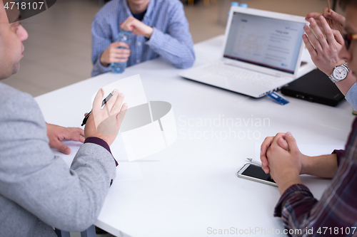 Image of Startup Business Team On Meeting at office