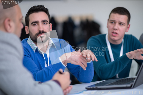 Image of Startup Business Team On Meeting at office