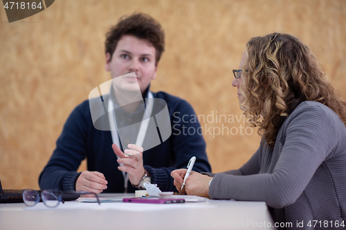 Image of Startup Business Team On Meeting at office