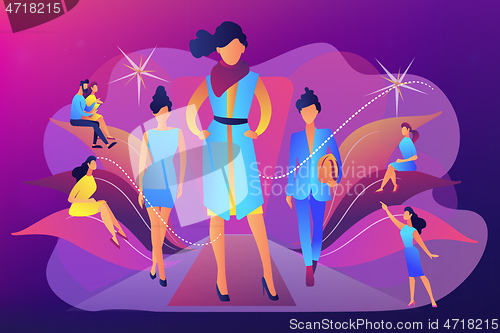 Image of Fashion week concept vector illustration.