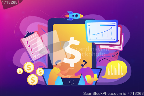 Image of Demand planning concept vector illustration.