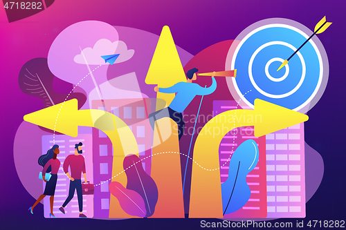 Image of Career change concept vector illustration.