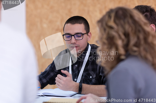 Image of Startup Business Team On Meeting at office