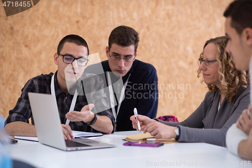 Image of Startup Business Team On Meeting at office