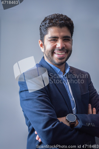 Image of Portrait of a young successful Businessman