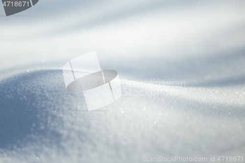 Image of White wave snow background