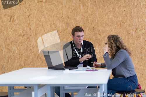 Image of Startup Business Team On Meeting at office