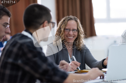 Image of Startup Business Team On Meeting at office