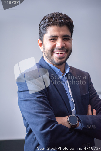 Image of Portrait of a young successful Businessman