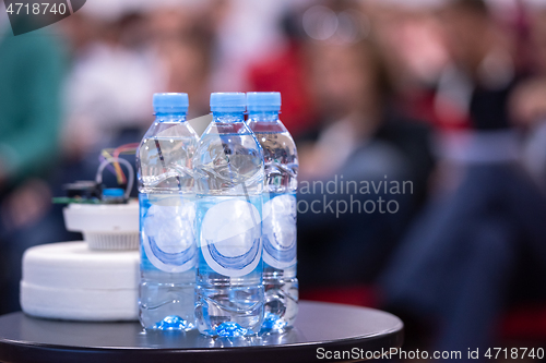 Image of plastic bottles of mineral wate